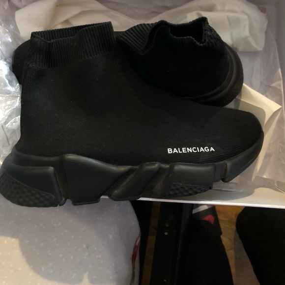 black balenciaga sock sneakers womens